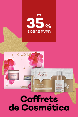 Coffrets de Cosmética com destaque promocional de até 30% sobre preço de Venda ao Público Recomendado